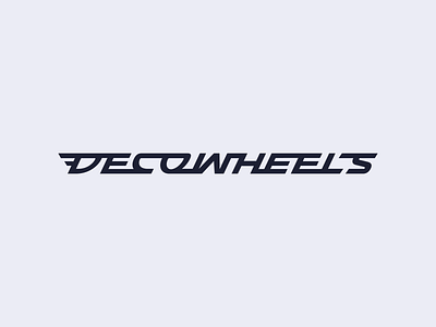 DECOWHEELS logo adobe branding cars design diecast graphic design illustrator logo modern toy