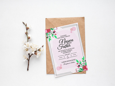 Invitation Card Design graphic design