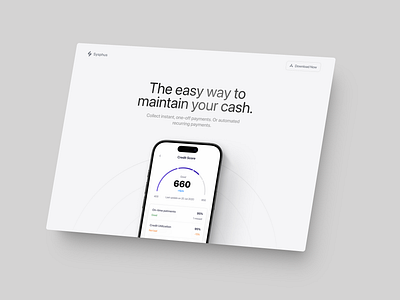 Clean hero section for SaaS clean hero landing page minimalist saas