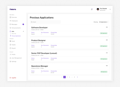 Form to Post a Job UI Design createjobform dashboarddesign hrdashboard jobapplicationdesign postjob previousapplications ui uidesign uiux uiuxdesign