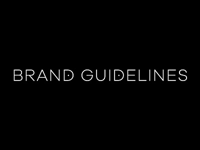 BRAND GUIDELINES