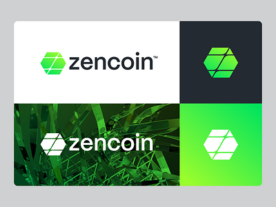 Zencoin - Logo Design branding coin crypto cryptocurrency exchange finance fintech freelance logo gradient logo jeroen van eerden logo logo design modern logo money token valuta zen