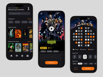 Movie App Design movieapp redesign ui