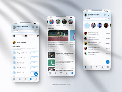 Skype Redesign microsoft mostafa farahmand product design skype social media ui uiux user interface ux