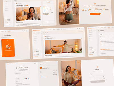 Meditation Platform branding clean dashboard design figma graphic design health meditation mental health minimal minimalist motivation platform therapy ui ui ux ux web website website design