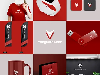 VANGUARD MARK LOGO DESIGN branding design graphic design illustration logo typography vector