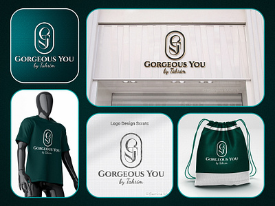 Gorgeous You by Tahrim Premium Fashion & Lifestyle Logo Design branding graphic design logo ui