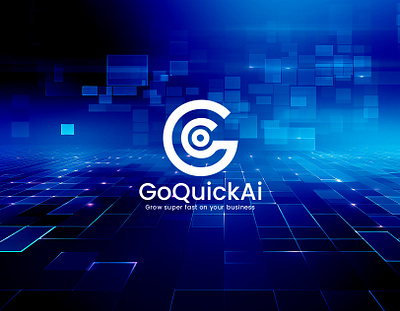 GOQUICK AI LOGO DESIGN branding future driven branding. graphic design logo ui