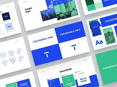 Brand identity blue brand branding graphic design green logo ui