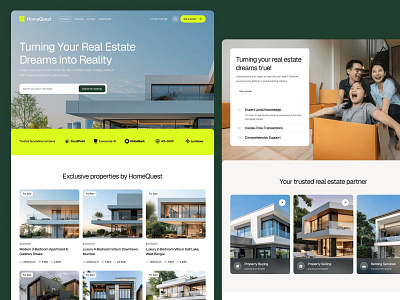 Real Estate Website Design - UI/UX Design & Development animation branding motion graphics shopify ui