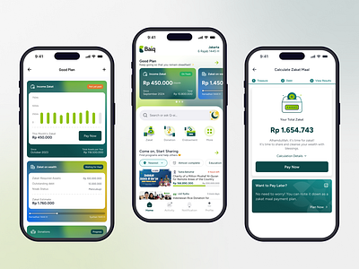 Baiq App - Platform For Goodness application mobile app muslim app research ui ui designer uiux designer ux designer zakat