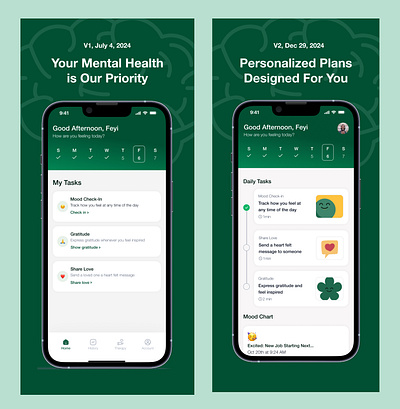 Therapy and Self-Care Mobile Application android app design ios mobile app product design self care therapist therapy ui ux