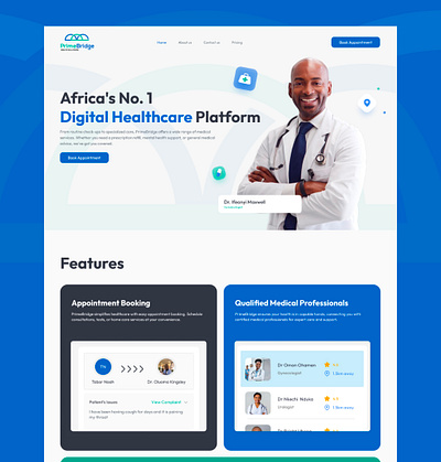 Healthcare Website design doctor healthcare telemedicine ux web website