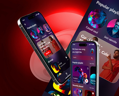 Music app ui ux