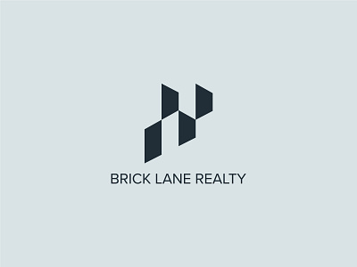 Brick Lane Real Estate Logo branding corporate identity graphic design logo real estate branding real estate logo visual identity