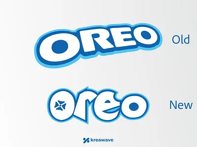 Oreo New/Old logo design graphic design logo