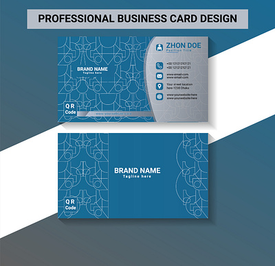 Professional Business Card Design business card card id card illustrator photoshop