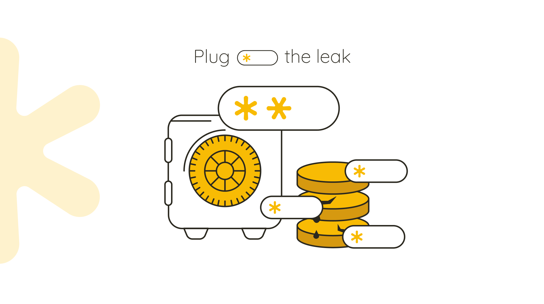 Plug The Leak — Illustrations for SLUSH Presentation animation cybersecurity graphic design illustration logo plugtheleak slush