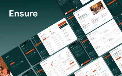 Ensure app branding design designer fintech mockup money responsive ui ux web