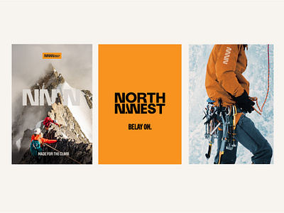 Brand Exploration — North Northwest advertising branding climbing graphic design logo design