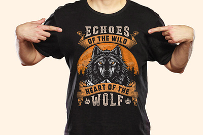 Wolf T-shirts Design for POD Business best t shirts business logo custom t shirts design design graphic design illustration illustrator logo modern t shirts design photoshop rimon32 t shirts t shirts design usa style t shirts vector vector design vintage t shirts design wolf t shirts wolves t shirts