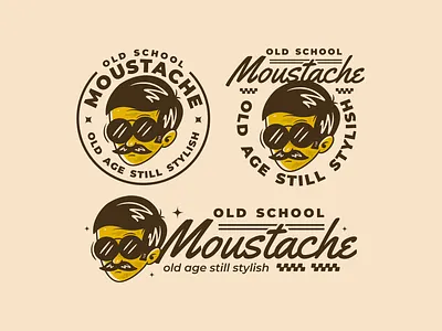 Retro moustache adipra std