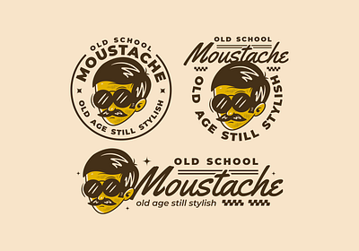 Retro moustache adipra std