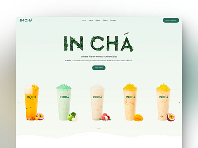 Bubble Tea Cafe Website Design boba tea website design bubble tea website design cafe website wordpress website