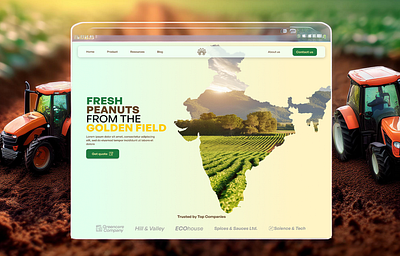 Kamal Agro Industries ui ux web design