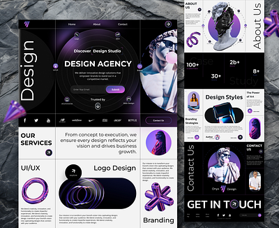 Design Agency 3d animation branding graphic design motion graphics ui