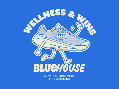 Wellness & Wins - T-shirt design badge branding design graphic design illustration logo merch merch design merch designer run runner design running t shirt design t shirt design merch t shirt designer t shirt illustration typography vector wellness