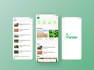 Redesigning I Farmer: A Fresh Vision for Growth. app app design branding fintech investment mobile app splash screen ui uiux ux