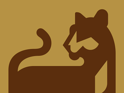 Meow cat cougar design illustration mountain lion puma vector wildlife