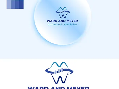 Dental logo abstract logo banner card dental logo logo media post design milimalist logo template thumbnail design wordmark logo