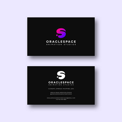 Oracle Space (Business Card) business card graphic design