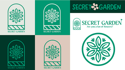 Secret Garden Band Direction branding design graphic design illustration logo vector