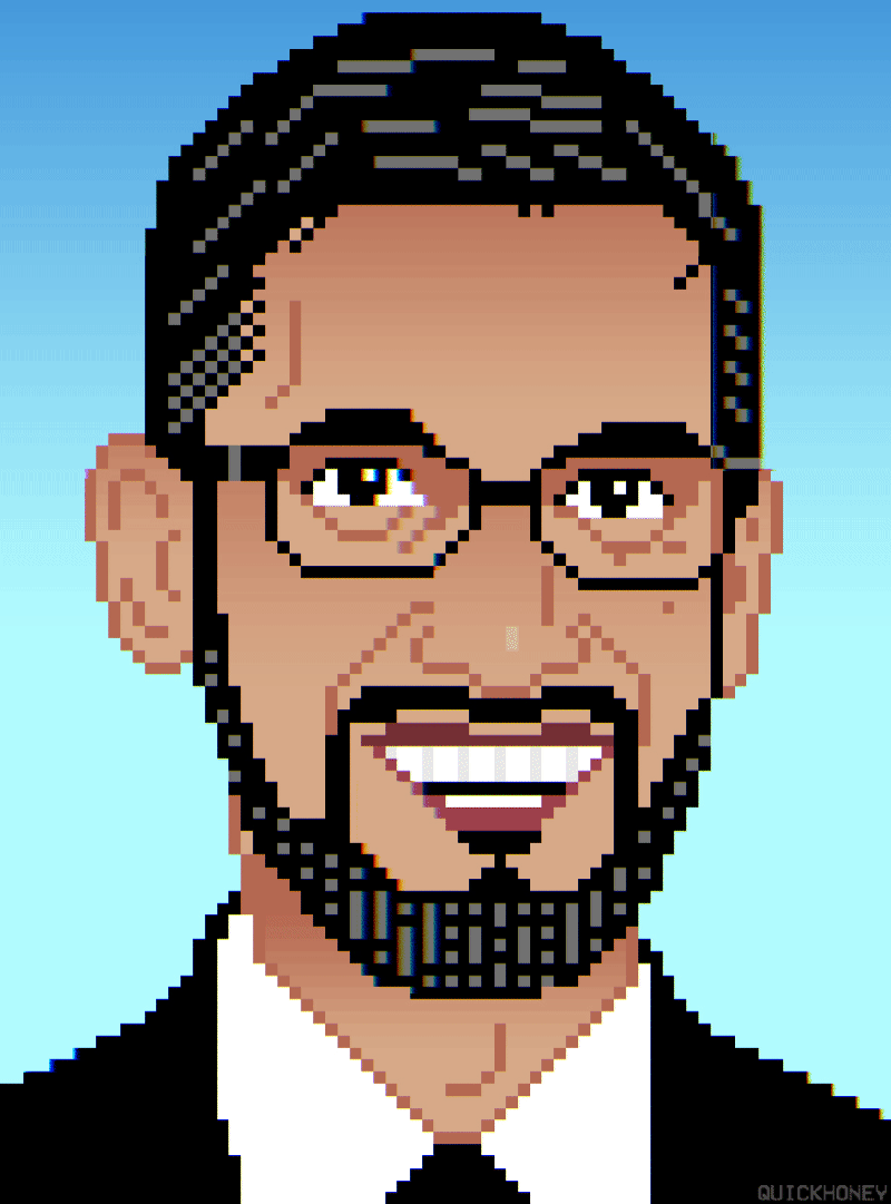 Google CEO 8bit animation ceo design google illustration peter stemmler pixel pixel art pixelart portrait sundar