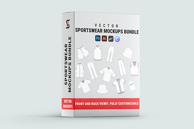 Sportswear Mockups Template | Vector Sportswear Design