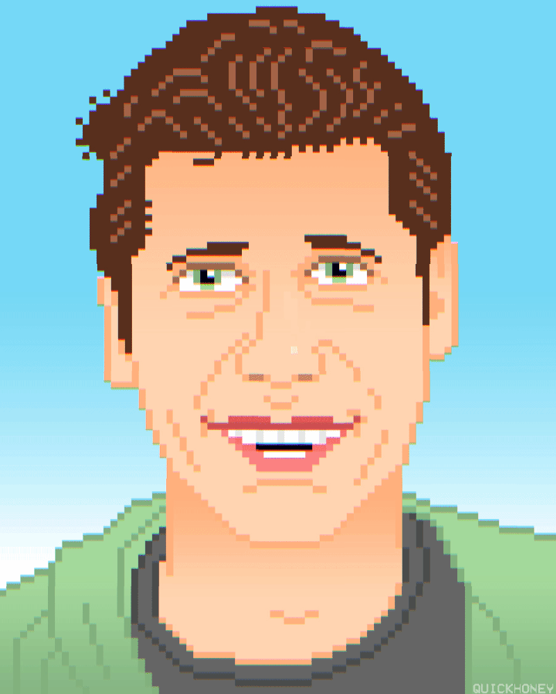 Sam Altman Chat GPT 8bit ai animation big pixel chat gpt design illustration peter stemmler pixel pixel art portrait sam altman