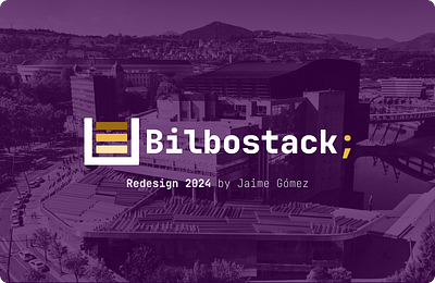 Bilbostack; - Redesign branding developers graphicdesign tech techconference