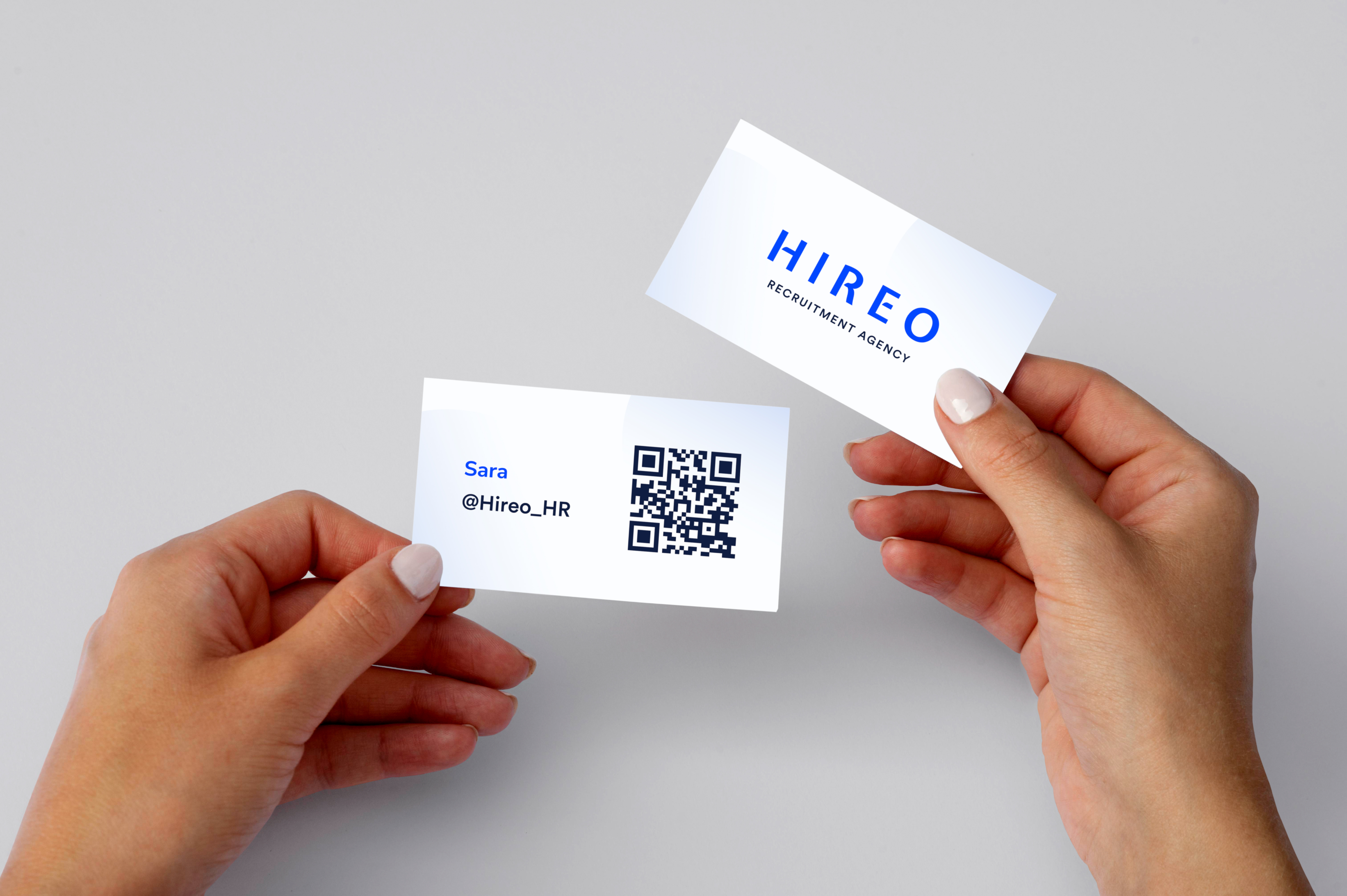 Hireo Recruitment Agency business card businessbranding dribbbledesign hrdesign recruitmentagency recruitmentdesign talentacquisition talentsearch
