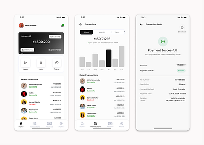 Fintech App ui