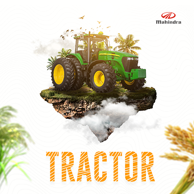 Mahindra Tractor Post Design graphic design