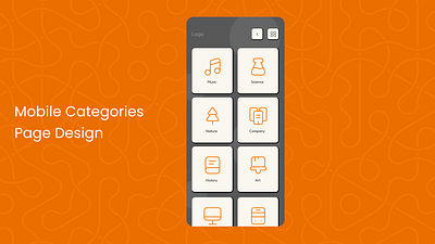 Mobile Categories Page Design design redesign shot ui ux