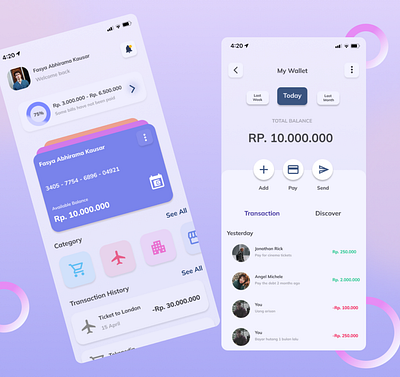 PayPro: Smart Wallet & Finance app branding design graphic design ui ux