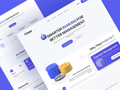 Mobile banking website design banking website designer ui website