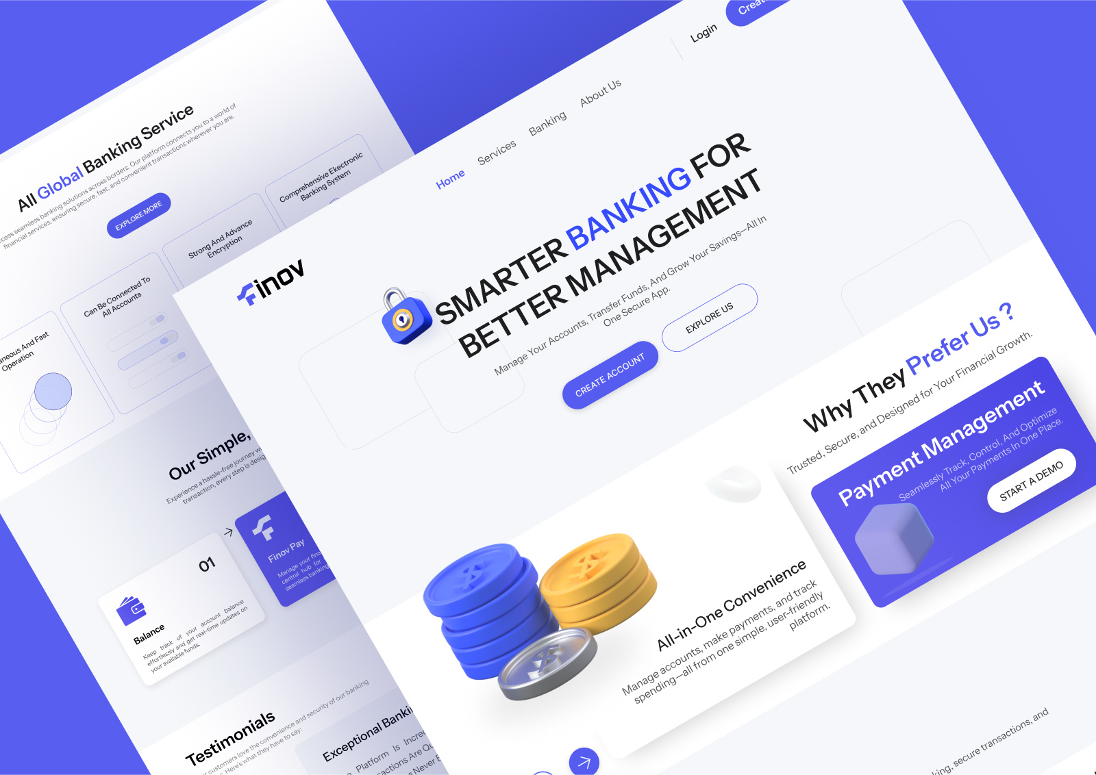 Example of Minimal Landing Page Design | Figma
