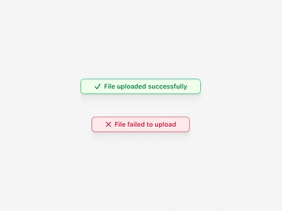 DailyUI #011 design error error message green popup red success message ui ui design upload