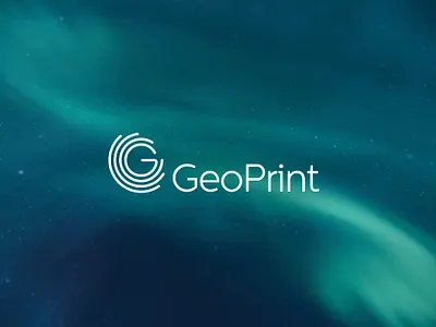 GeoPrint Logo Design - Concept #1 branding design identity logo logo design logode logos portfolio typography