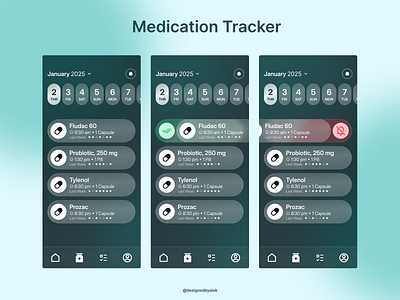 Medication Tracker adherence designedbyalok healthcare medication reminder medication tracking